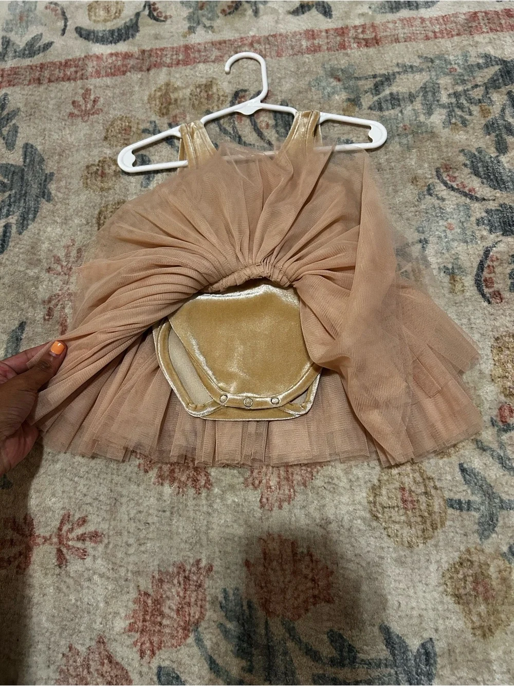 Noralee Blush/Tan Tallulah Tutu Dress